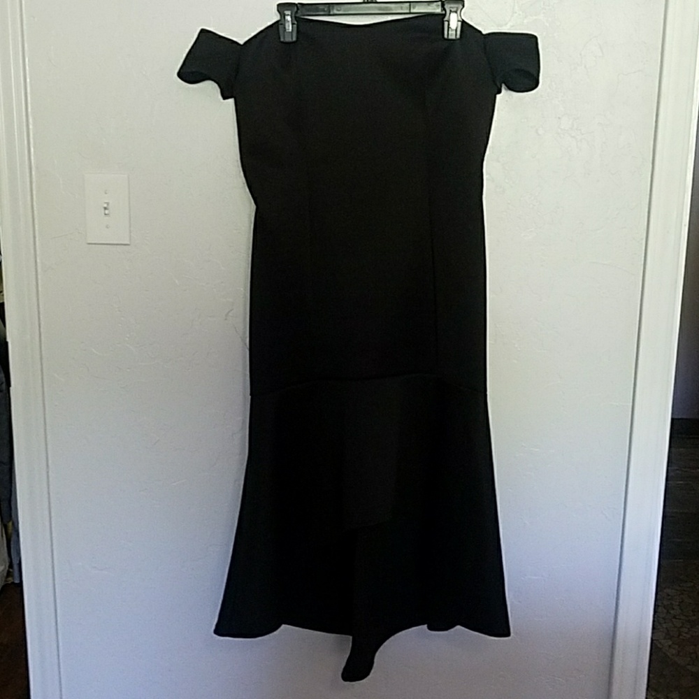 Black formal dress
